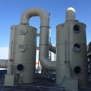 Depurador de gases residuales Sistema de purificación de aire Equipo industrial Depurador húmedo para gases de escape ácidos Dióxido de azufre Gas de amoníaco - Product Image 5