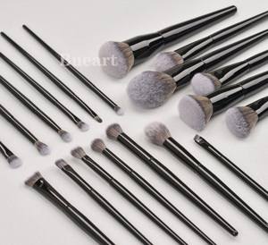 DailyQueen Sepho-RA NUEVO DISEÑO, Superventas, 12 piezas, mango <span class=keywords><strong>de</strong></span> madera multicolor, pelo sintético, brocha plana perfecta para corrector, <span class=keywords><strong>maquillaje</strong></span> listo para usar - Product Image 3