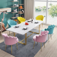 Fauteuil individuel moderne très populaire pour petit appartement, balcon, salon, idéal pour le maquillage, la détente, avec dossier tendance