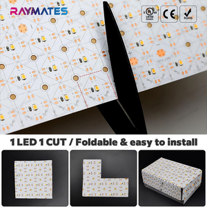 Rouleau de feuille LED UL 10m blanc chaud découpable, feuille LED <span class=keywords><strong>flexible</strong></span> 30W SMD2835, bande lumineuse LED pour îlot de cuisine avec télécommande - Product Image 4