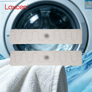 Étiquette RFID UHF en tissu tissé thermorésistant 860-960 MHz pour linge <span class=keywords><strong>de</strong></span> <span class=keywords><strong>lit</strong></span> d'hôtel, serviettes et vêtements, lavable, à repasser - Product Image 5