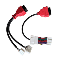 Cable de Diagnóstico OBD2 Autel para Tesla, Adaptador de Doble Cabeza para Model 3 Y EV, Arnés de Conector de 16 Pines para Escáner Autel