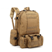 LUPU BL002 Sac à Dos Tactique Noir Étanche pour Randonnée et Survie en Extérieur avec Doublure en Polyester – Vente en Gros