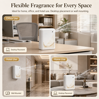 Diffuseur d'arômes intelligent Koeazy Acrvlic personnalisable, fonctionnement silencieux pour les espaces commerciaux intimes, diffuseur de parfum