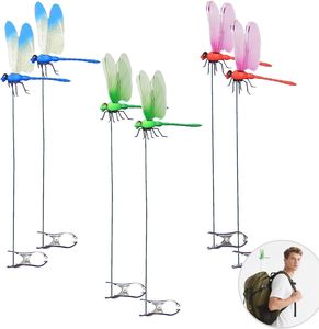 3D libellule chapeau Clips libellule Clips Bug Repe Llent Clip libellule cerf et cheval mouche dissuader louer pour Patio jardin décor - Product Image 1