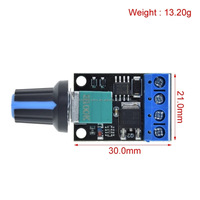 Régulateur de vitesse de moteur CC PWM 5V-16V 12V, interrupteur de vitesse 10A, module de contrôle de la luminosité LED