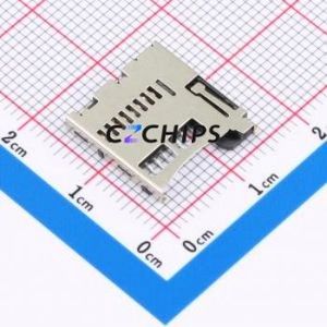 TF-03 SD Card / Memory Card Connector SMD Connector Self-Return Type MicroSD Card (TF Card) Card Holder 2.05mm - Product Image 1