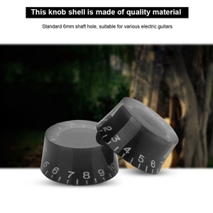 4 boutons de contrôle du volume et de la vitesse du son de guitare, remplacement pour <span class=keywords><strong>Les</strong></span> <span class=keywords><strong>Paul</strong></span> (noir) - Product Image 6