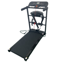 Caminadora Eléctrica Plegable Multifuncional con Masajeador, Capacidad de 100 kg, Pantalla LED, para Entrenamiento Cardiovascular en Casa