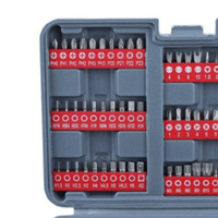 Kit d'outils complet pour usage professionnel, ensemble de 126 embouts de tournevis, douilles, poignées, seau, OEM