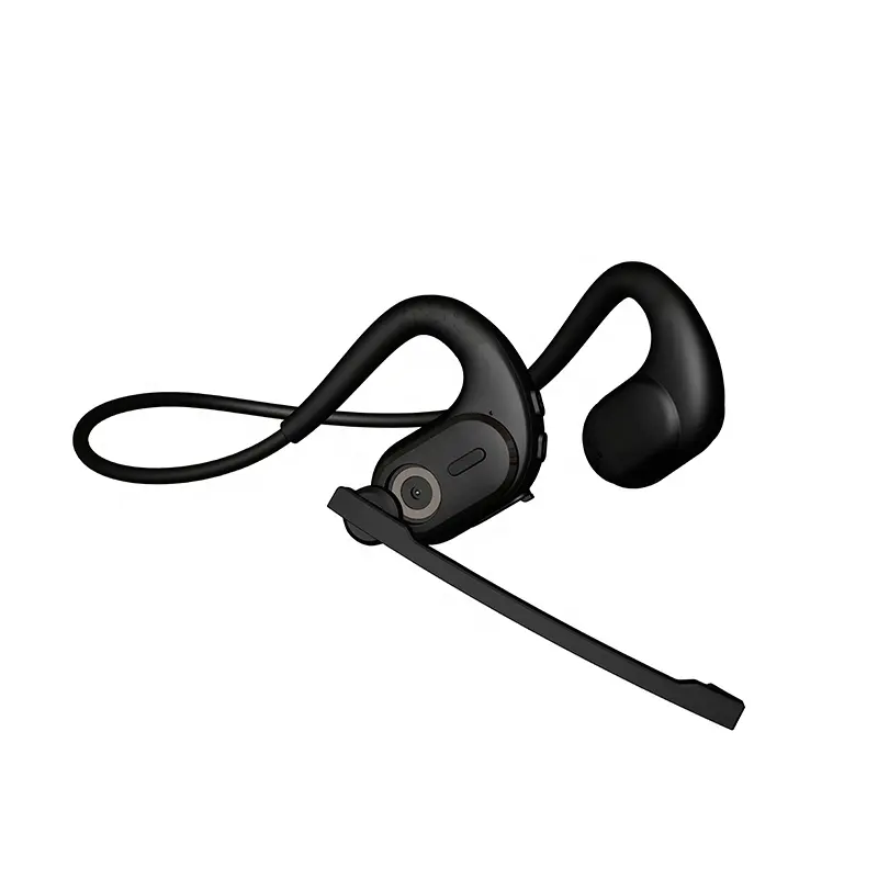 new over the ear headphone wireless bluetooth earphone with external microphone detachable for skype laptop computer