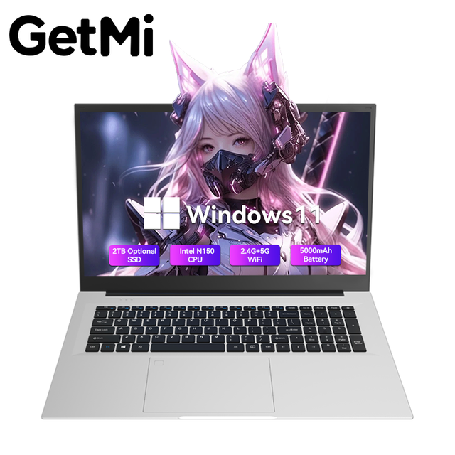 Wholesale 18.5 Inch Large Wall Screen Display Laptop Intel Processor English Keyboard for Business Ordinateur Portable Notebook