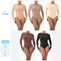 1201 Sexy Seamless 76%polyamide 24%Elastane 100gsm Léger Body gainant une pièce Activewear
