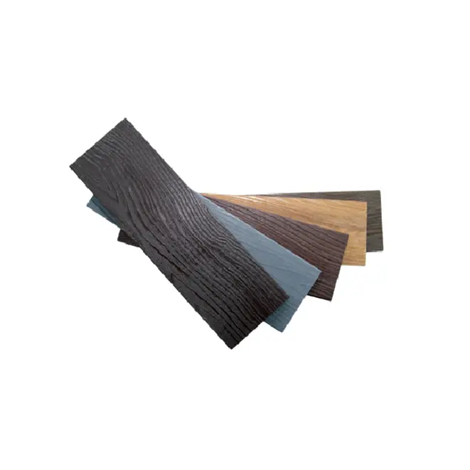 Suelo compuesto impermeable y antideslizante de madera y plástico para interiores y exteriores DUSSEN Wood - ULTRA SHIELD