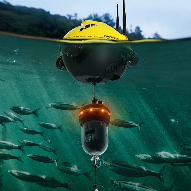 Chasing F1 Pro Smart Fishing Underwater Drone Real-time Video Subsea Fish Detector with Backpack