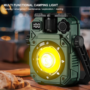 Asafee ZLY018, Panel Solar Portátil Multifunción con LED COB, Carga Rápida Tipo-C, Batería Integrada, RGB, Resistente al Agua IP44, para Camping - Product Image 2