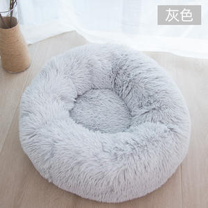 Vente en gros de grands nids d'hiver chauds pour animaux de compagnie, tapis rond en laine pour dormir profondément, tapis solide pour nid de chat - Product Image 4