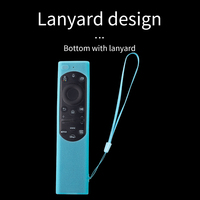 Funda de Silicona Personalizada para Control Remoto de Samsung Smart TV con Código Variable, Batería AAA, Resistente al Agua y a los Golpes