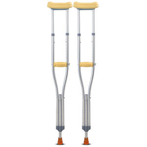 Aleación de aluminio Ligero Durable Axilar Bastón Médico Portátil Cómodo Ajustable Axilar - Product Image 6