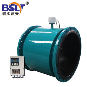 Medidor de fluxo líquido de aço inoxidável customizável Split-tipo tecnologia eletromagnética do OEM de Digitas LCD para o uso industrial Álcool - Product Image 2