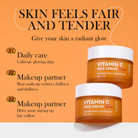 Crème Visage Bio Hydratante Éclaircissante à la Vitamine C, Anti-Taches Brunes, Nourrissante – Meilleure Vente