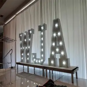 婚礼装饰led照明巨型字母情书