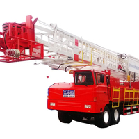 2000m 3000m 4000m appareils de forage de puits géothermiques montés sur camion fabricant de forage pétrolier profond pour l'eau chaude énergétique