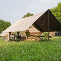 Tente de camping gonflable portable grande famille, résistante aux UV, imperméable avec moustiquaire et auvent – Offre spéciale