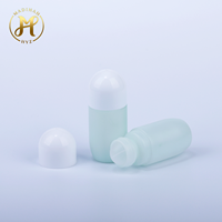Flacon Roll-on Rond en Plastique Vide de 30 ml, Coloré, avec Bouchon à Vis, Idéal pour Parfum, Huile Essentielle, Lotion, Soins de la Peau - Vente en Gros
