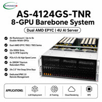 S Upermicro AS-4124GS-TNRT 4U AMD EPYC 8 GPU Server AI HPC GPU Computing Server Pasokan Andal