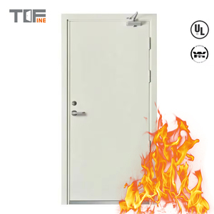 Salida DE EMERGENCIA 3 horas Barra de pánico puertas de acero resistentes al fuego - Product Image 1