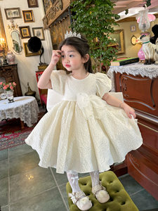 Vestito Estivo da Principessa all'<span class=keywords><strong>Uncinetto</strong></span> per Bambine con Maniche a Sbuffo, Stile Ricco e Alla Moda 2026 - Product Image 5