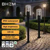Lampes de jardin décoratives pour allées de cour, personnalisables, en aluminium, étanches IP65, 30W, lampes LED d'extérieur