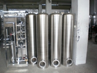 En stock RO-1000 Système de traitement de l'eau par osmose inverse à deux étages pour machine d'emballage de sachets liquides avec petite entreprise
