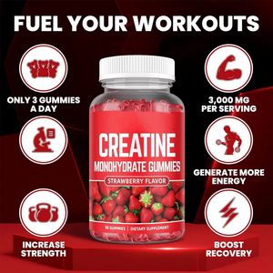 Vitaבריאות oem/odm פרטי תווית מפעל אספקת שריר תוסף <span class=keywords><strong>creatine</strong></span> monohydrate תות טעם טובין אנרגיה - Product Image 3