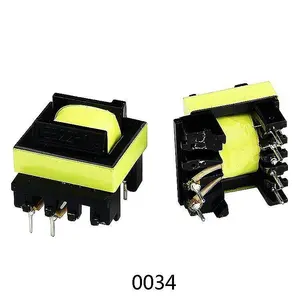 Transformateur de puissance haute fréquence à noyau de Ferrite EE 19 pour transformateurs de puissance haute tension de système d'alarme