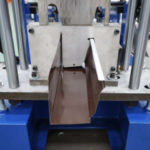 Automatische Plc-Gestuurde Regengoot Vormmachine Voor Naadloze Dakgoten Die Worden Gebruikt Voor Tegelbouwindustrieën, Ppgi - Product Image 5