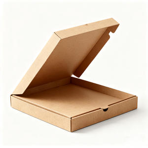 Boîte à pizza robuste à prix réduit 20*20*4.5cm Emballage à pizza de qualité commerciale Dimensions personnalisables Conteneur à pizza en gros - Product Image 5