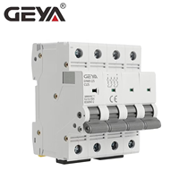 Disjoncteur miniature DC GEYA GYM9 125A, 1/2P/4P, montage sur rail DIN, pour système d'alimentation photovoltaïque