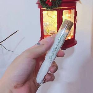 Tubo de ensayo de vidrio Tianjing de 30 ml con tapón de corcho para almacenamiento de mascarillas faciales - Product Image 1