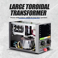 Fuente de Alimentación CC Ajustable de 30V 10A 300W con Pantalla Digital, Doble USB, Memoria y OVP para Reparación de Placas Base de Teléfonos Móviles y Pruebas de Laboratorio