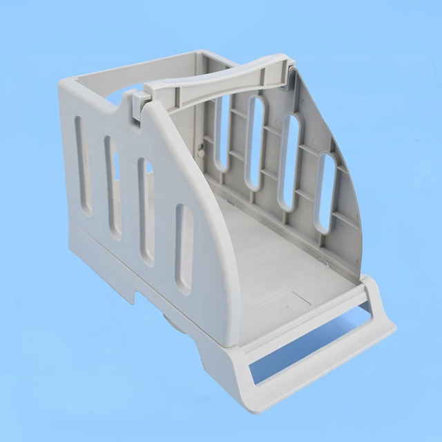 KC Gray ABS Label Printing Paper Holder Bracket Stand for Desktop Thermal Receipt and Label Printers