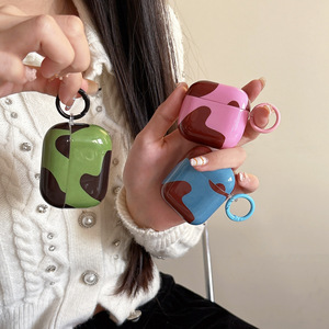 ลายม้าลายแบบบล็อกสี เหมาะสำหรับเคส AirPods Pro 3, สำหรับ AirPods 2/3/4  ฝาครอบหูฟังไร้สายแบบนุ่ม - Product Image 1