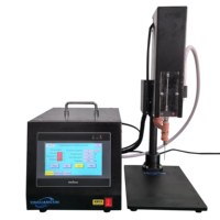Machine de remplissage d'huile semi-automatique 2-5 ml Pompe à moteur haute précision avec chauffage et mélangeur Fonctionnement facile