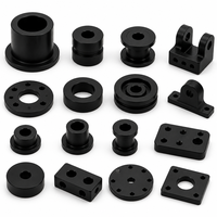 Pièces industrielles usinées sur mesure par CNC, fournisseur OEM, précision 0,005 mm, ISO 9001, rugosité de surface Ra 1,6 µm pour l'usinage du POM Delrin