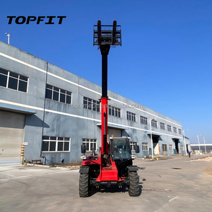 TOPFIT High Reach TR625 Telehandler <b>Mini</b> Loader Wheel Loader 4x4 2.5 Ton Load Diesel Engine 58KW Motor High Operating Efficiency - Product Image 5