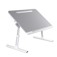 Table de lit pliable multifonctionnelle Aldi, bureau portable pour ordinateur portable avec support, tiroir, ordinateur et livres, angle réglable