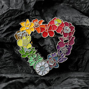 Broche de revers en métal coloré pour femmes - Product Image 4