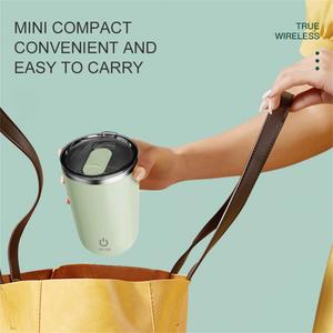 Taza Autoagitadora Automática de 350 ml, Taza Magnética Recargable de Acero Inoxidable 304, Vaso Mezclador de Leche, Mezclador Inteligente, Botella Tornado para Agua - Product Image 6