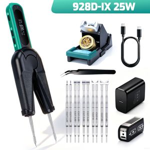 Station de soudage portable YIHUA 928D-IX PD/QC avec pince à souder, 25W/60W en option, soudage de précision SMD W264 - Product Image 2